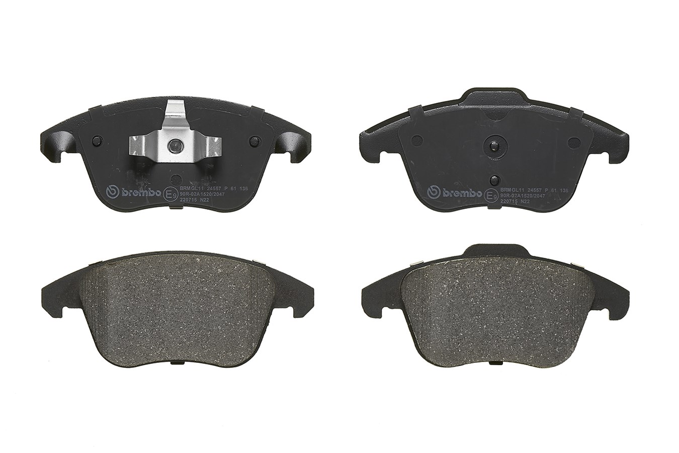 A.B.S. P 61 136 BREMBO Bremsbelagsatz, Scheibenbremse